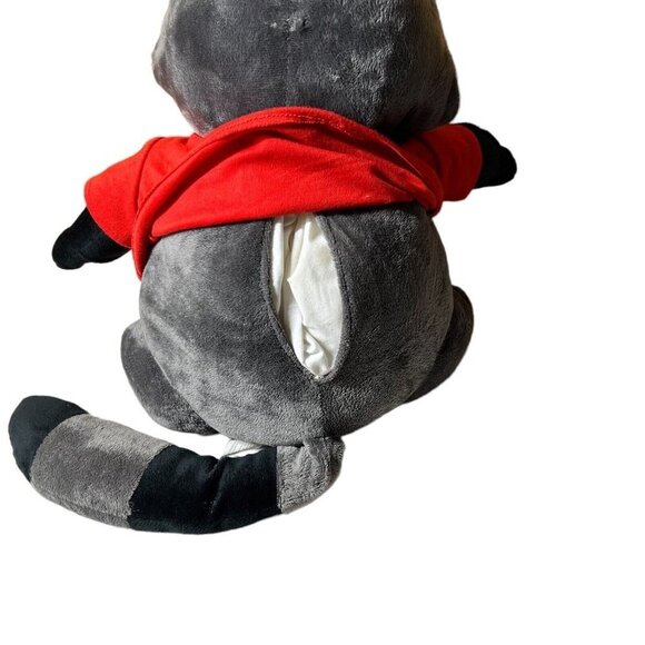 Vintage Abingdon Press Raccoon Plush Stuffed Animal Puppet 17” Raccoon - Picture 3 of 5